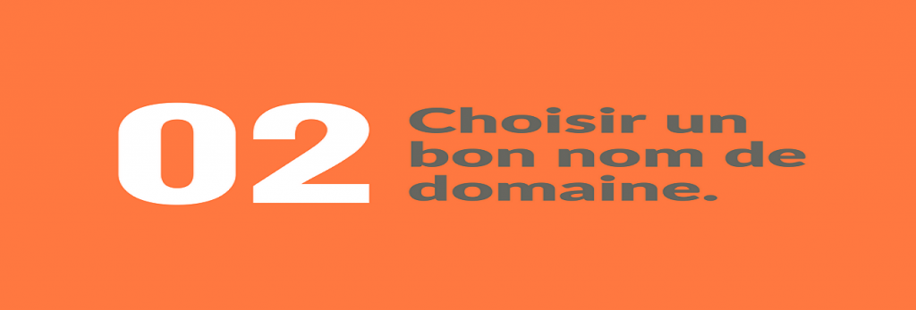 Choisir nom de domaine